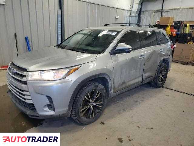 Toyota Highlander 3.0 benzyna 2019r. (CASPER)