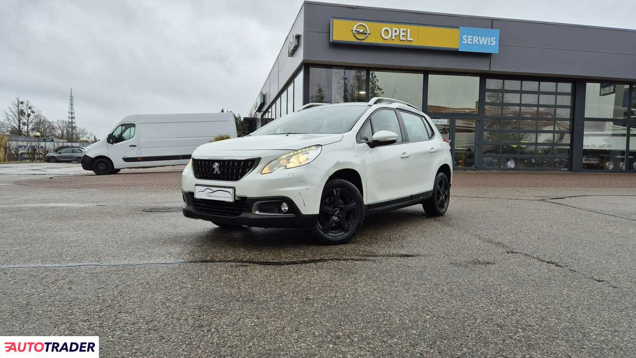 Peugeot 2008 1.2 benzyna 110 KM 2016r. (Giżycko)