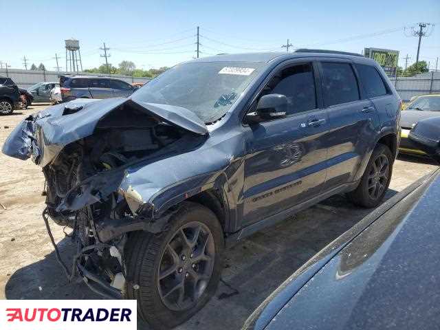 Jeep Grand Cherokee 3.0 benzyna 2020r. (CHICAGO HEIGHTS)