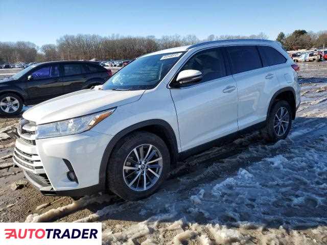 Toyota Highlander 3.0 benzyna 2019r. (CONWAY)