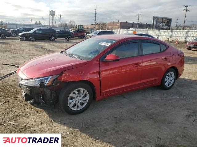 Hyundai Elantra 2.0 benzyna 2020r. (CHICAGO HEIGHTS)