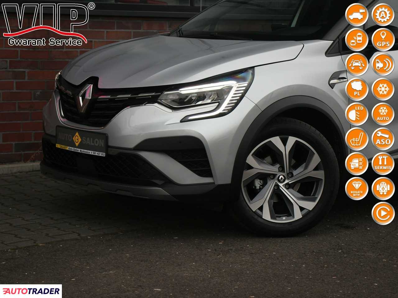 Renault Captur 1.3 benzyna 158 KM 2023r. (Mysłowice)