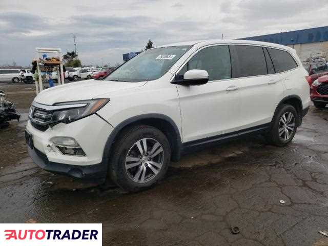 Honda Pilot 3.0 benzyna 2018r. (WOODHAVEN)