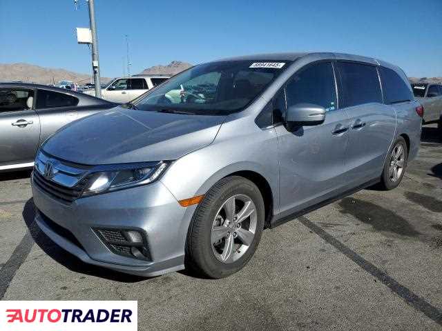 Honda Odyssey 3.0 benzyna 2019r. (NORTH LAS VEGAS)