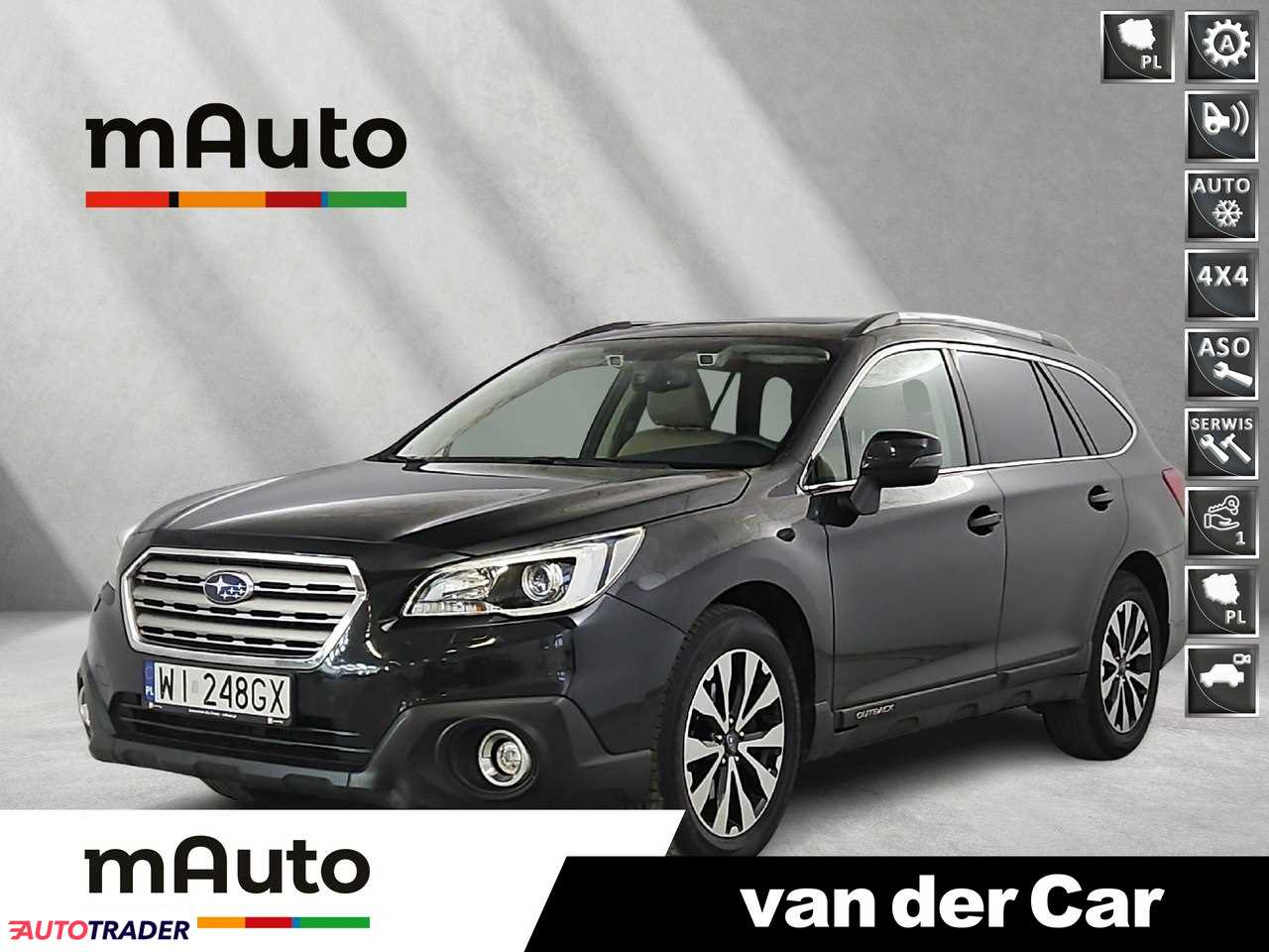Subaru Outback 2016 2.5 175 KM
