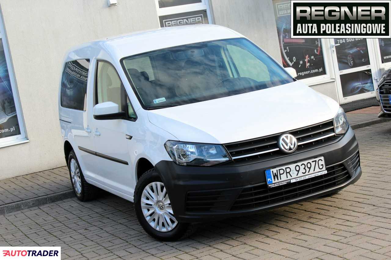 Volkswagen Caddy 2.0 diesel 102 KM 2019r. (Sokołów)