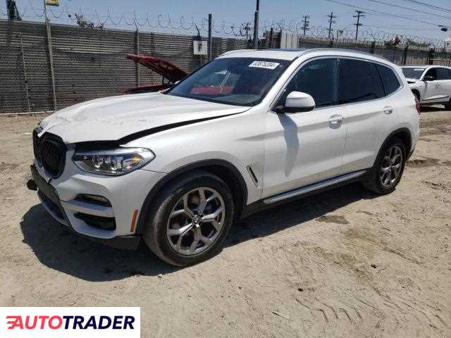 BMW X3 2.0 benzyna 2021r. (LOS ANGELES)