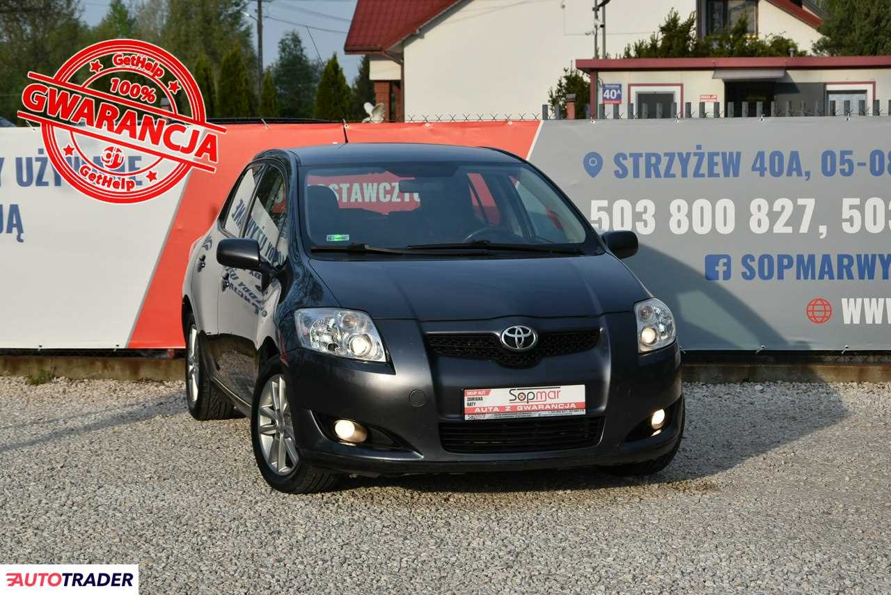 Toyota Auris 2009 1.6 132 KM Toyota Auris 2009 1.6 132 KM