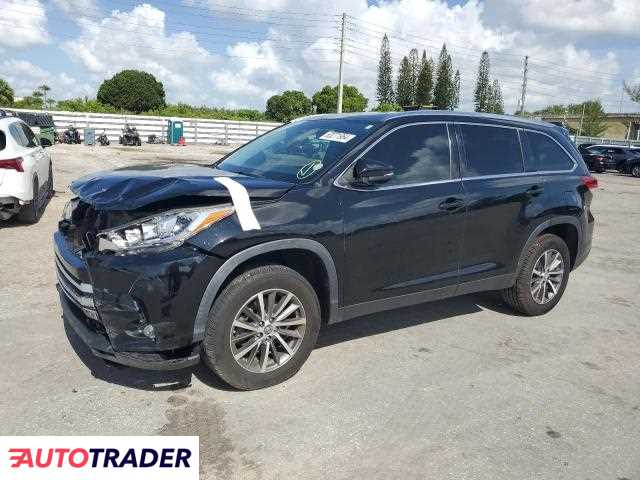 Toyota Highlander 3.0 benzyna 2019r. (MIAMI)