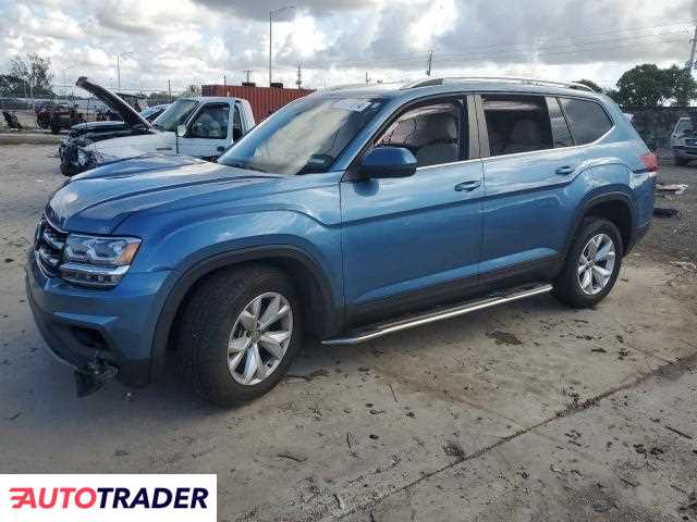 Volkswagen Atlas 2.0 benzyna 2019r. (HOMESTEAD)