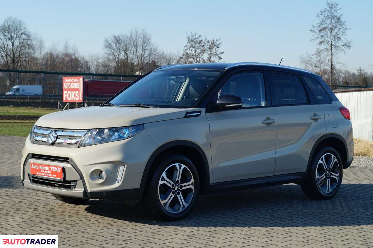 Suzuki Vitara 1.6 benzyna 120 KM 2016r. (Goczałkowice-Zdrój)