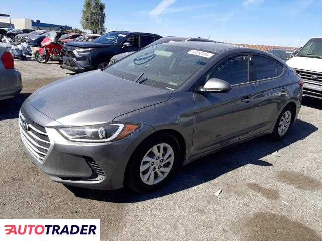 Hyundai Elantra 2.0 benzyna 2018r. (NORTH LAS VEGAS)