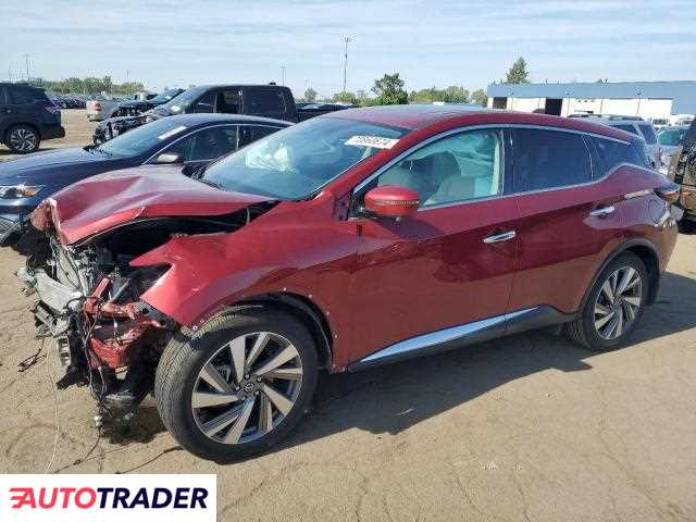 Nissan Murano 3.0 benzyna 2021r. (WOODHAVEN)