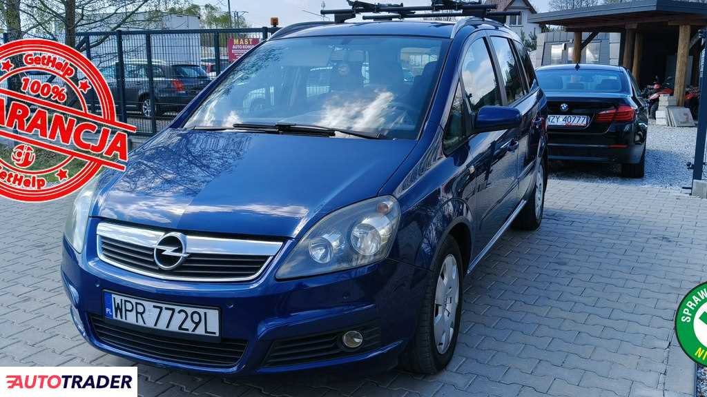 Opel Zafira 2005 1.8 140 KM