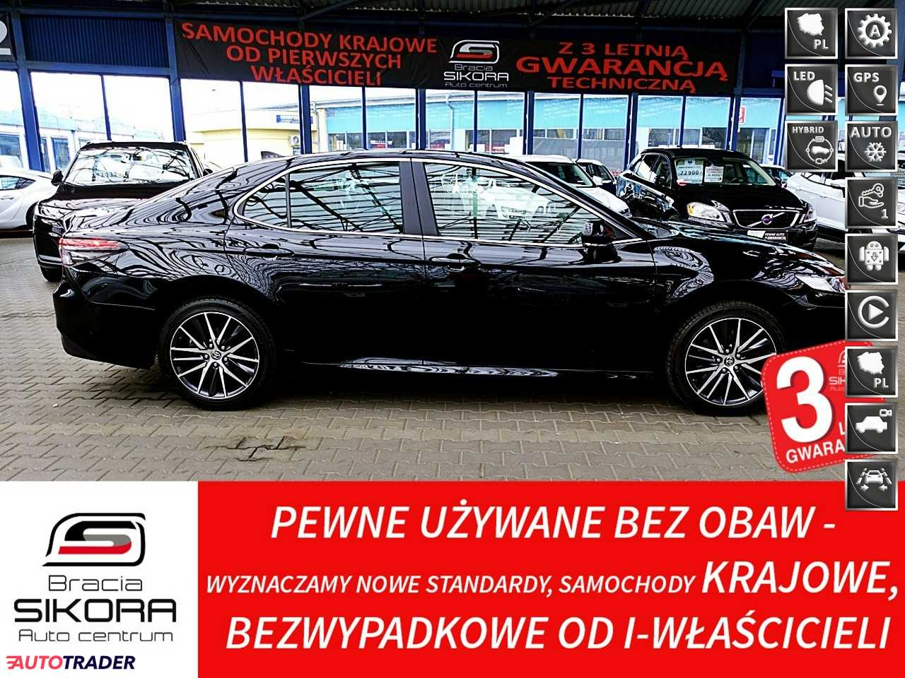 Toyota Camry 2.5 hybrydowy 218 KM 2021r. (Mysłowice)