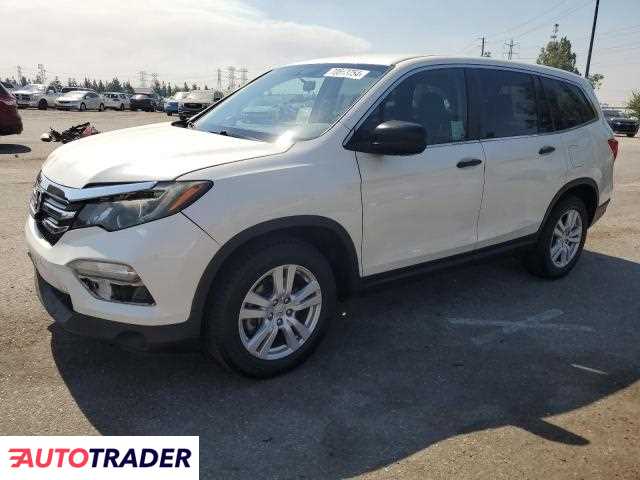 Honda Pilot 3.0 benzyna 2018r. (RANCHO CUCAMONGA)