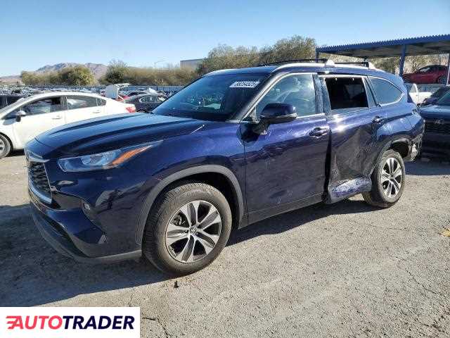 Toyota Highlander 3.0 benzyna 2020r. (LAS VEGAS)