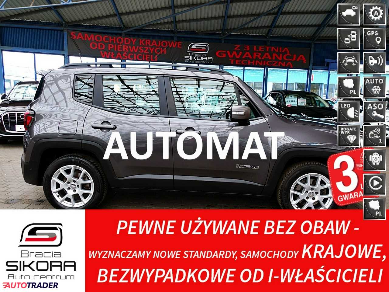 Jeep Renegade 1.3 benzyna 150 KM 2019r. (Mysłowice)