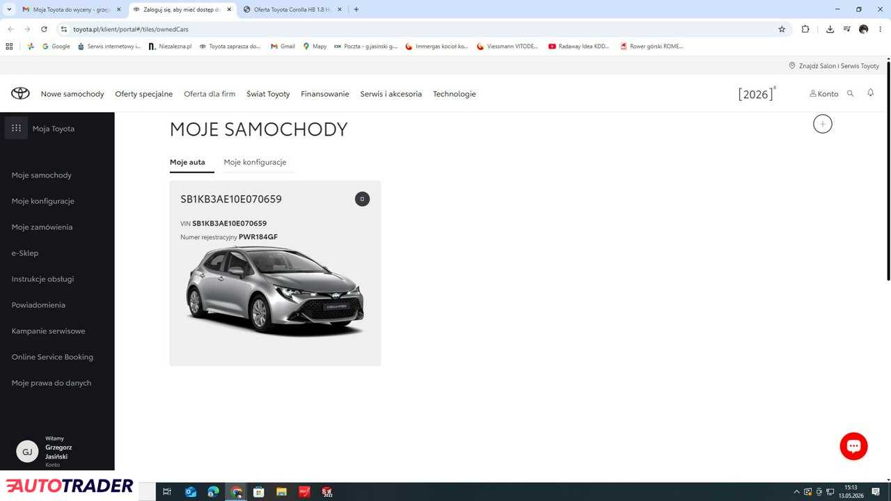 Toyota Corolla 2023 1.8 140 KM