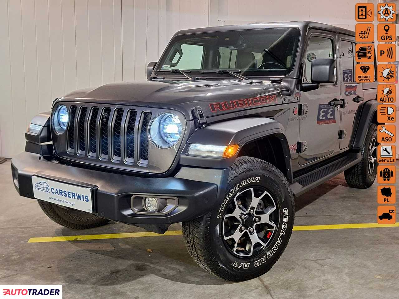 Jeep Wrangler 2.0 benzyna 272 KM 2021r. (Warszawa)