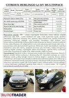 Citroen Berlingo 2011 1.6 98 KM