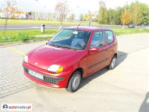 Fiat Seicento 1999 1.1 54 KM Fiat Seicento 1999 1.1 54 KM
