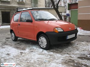 Fiat Seicento 1999 0.9 41 KM Fiat Seicento 1999 0.9 41 KM