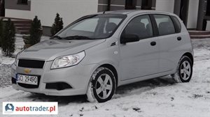 Chevrolet Aveo 2010 1.2 80 KM Chevrolet Aveo 2010 1.2 80 KM