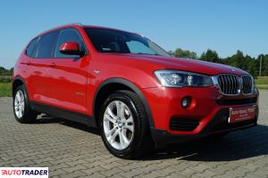 BMW X3 2016 2.0 190 KM BMW X3 2016 2.0 190 KM