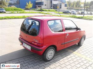Fiat Seicento 1999 1.1 54 KM Fiat Seicento 1999 1.1 54 KM