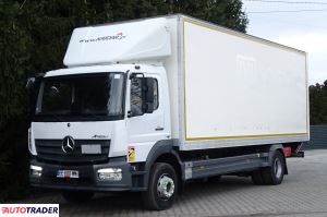 Mercedes Atego 1621 Euro 6 kontener 18 palet winda poduszki sprowadzony - zobacz ofertę
