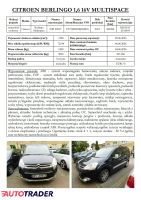 Citroen Berlingo 2011 1.6 98 KM