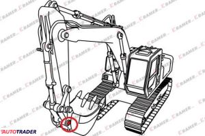 KTS Sworzeń mocowania łyżki CAT 320D KTS Sworzeń mocowania łyżki CAT 320D