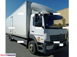 Mercedes Atego 1218 Euro 6 tylko 256 tys.km kontener 18 p winda poduszki - zobacz ofertę