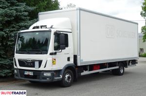 Man TGL 12.220 Euro 6 kontener 18 pal. win klapa poduszki  269tys.km - zobacz ofertę